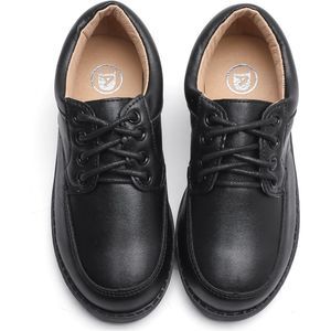WUIWUIYU Toddlers Boys Wedding Lace-up Oxfords Brogues Ring  Black Size 1